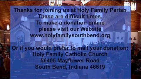 Holy Family and St. John's Liturgies and Services