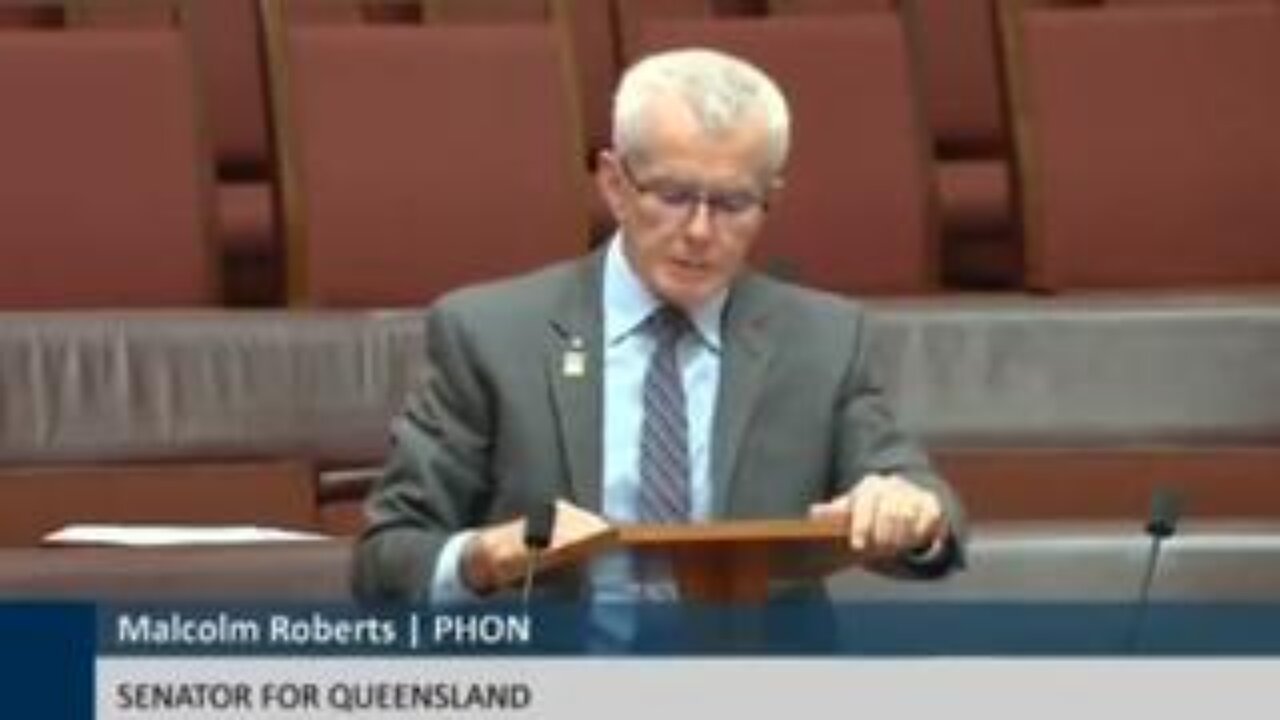 The Covid Narrative is FALLING APART — Senator Roberts of Queensland, Australia lays it all out