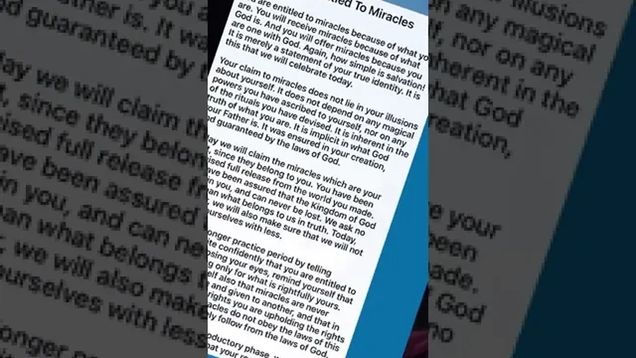 Lesson 77 A Course in miracles| “I am Entitled to Miracles” 🪬🙏🏻❤️📿🧎♂️