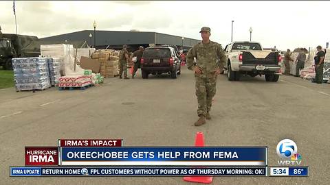 Okeechobee gets help from FEMA