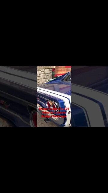The Awesome Sound of a 426 Hemi in a Classic Challenger #shorts #challenger #classic #bigblock
