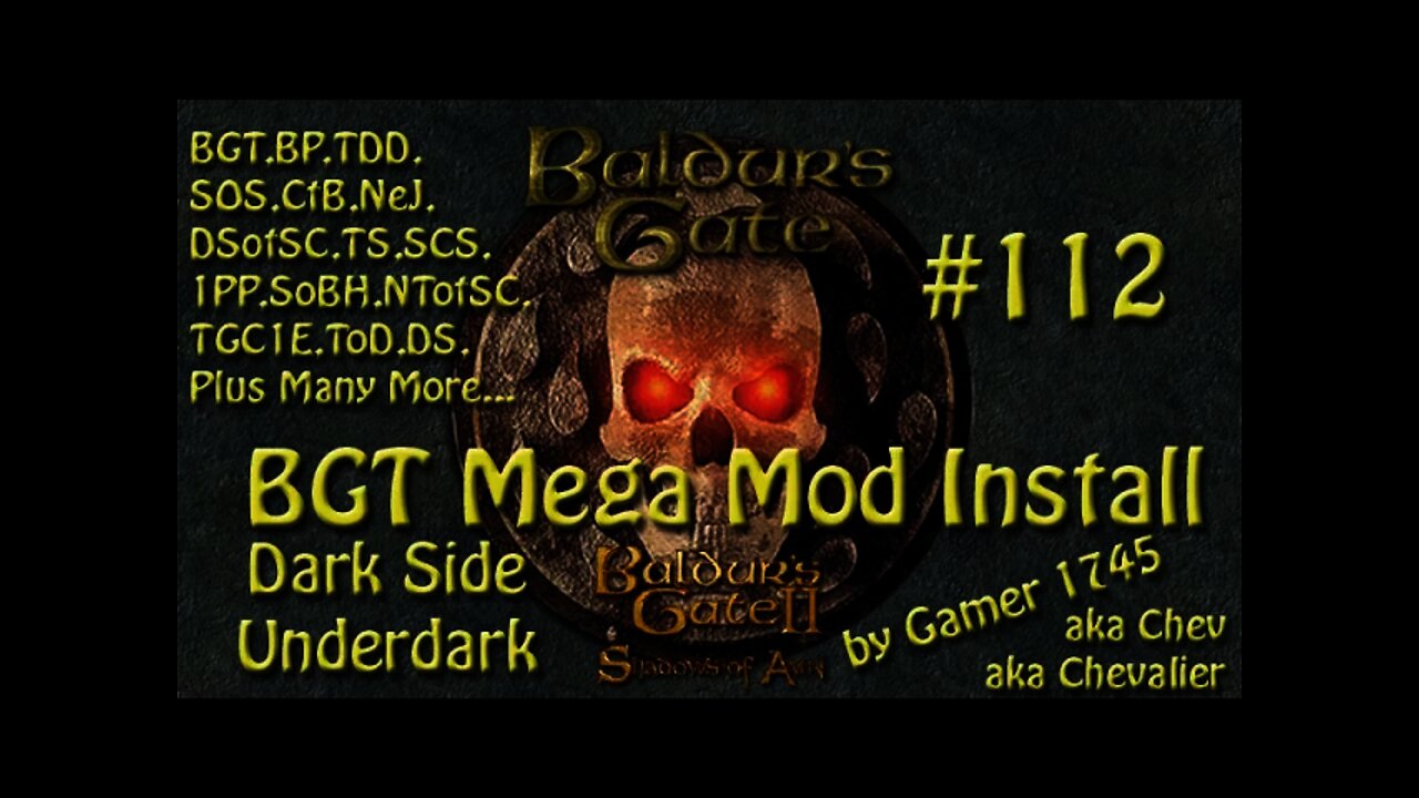 Let's Play Baldur's Gate Trilogy Mega Mod Part 112 - Dark Side