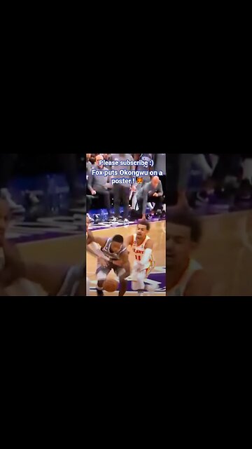 De’Aaron Fox puts Okongwu on a Poster! #deaaronfox #dunk #nba