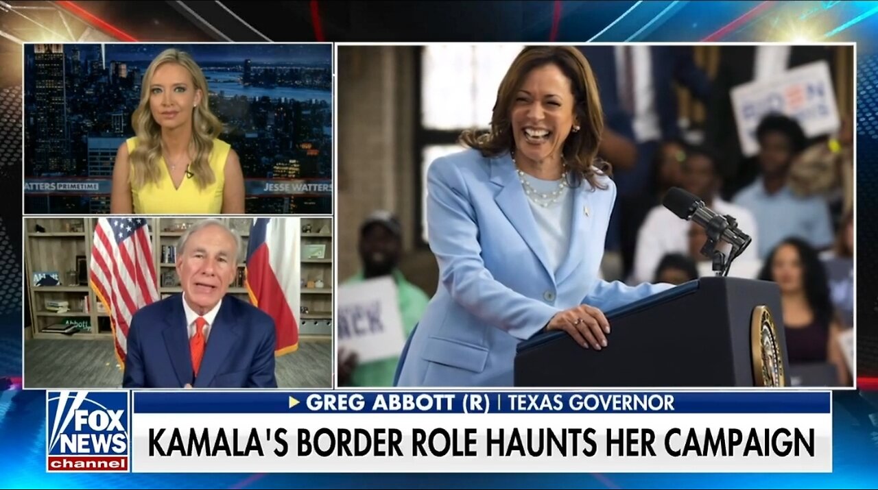 Gov Greg Abbott: Kamala Was In Charge Of The Open Border