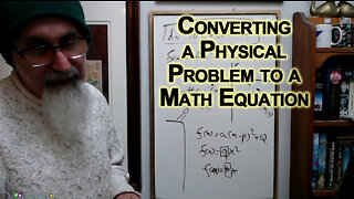 Converting a Physics Problem to a Mathematics Equation [ASMR Math]