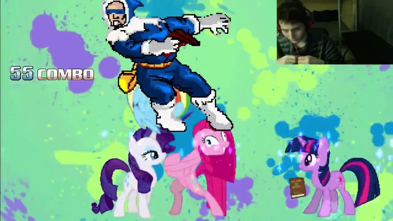 My Little Pony Characters (Twilight Sparkle, Rainbow Dash, And Rarity) VS Captain Cold In A Battle