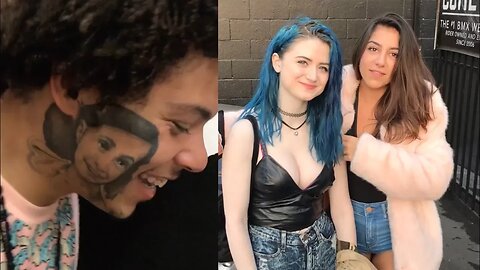 HE GOT AN ANNE FRANK FACE TATTOO (with Celestia Vega)