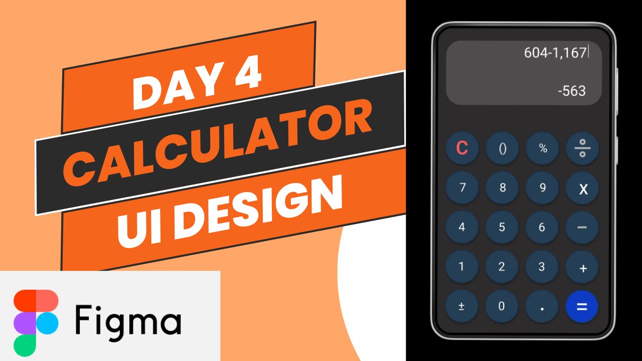 "🎨 Day 4 of the #DailyUIChallenge: Modern Calculator UI Design! 🧮✨