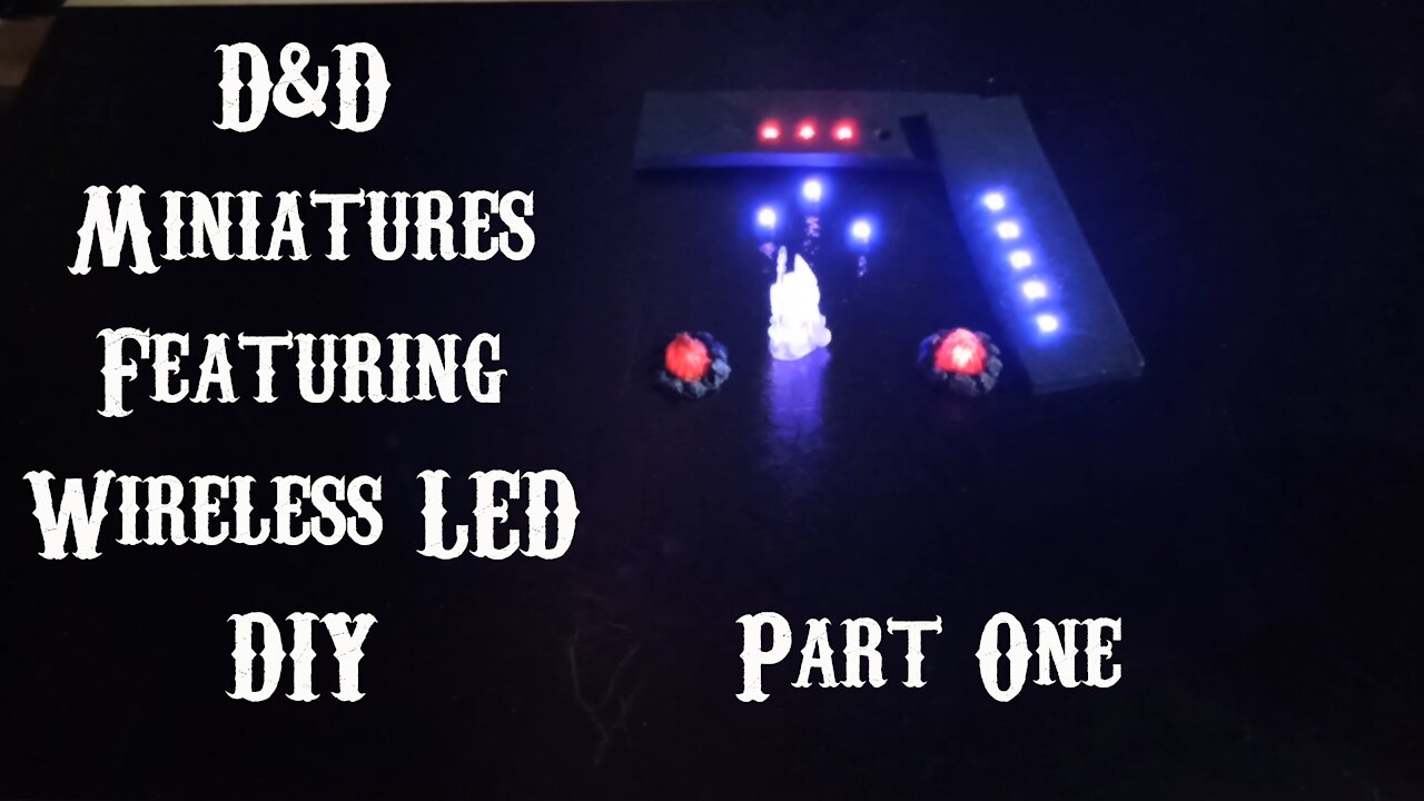 Wireless LED Miniature Show Case Featuring Reaper Miniatures - Part One