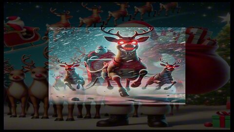 The Haunted Reindeer Leads Santa Astray