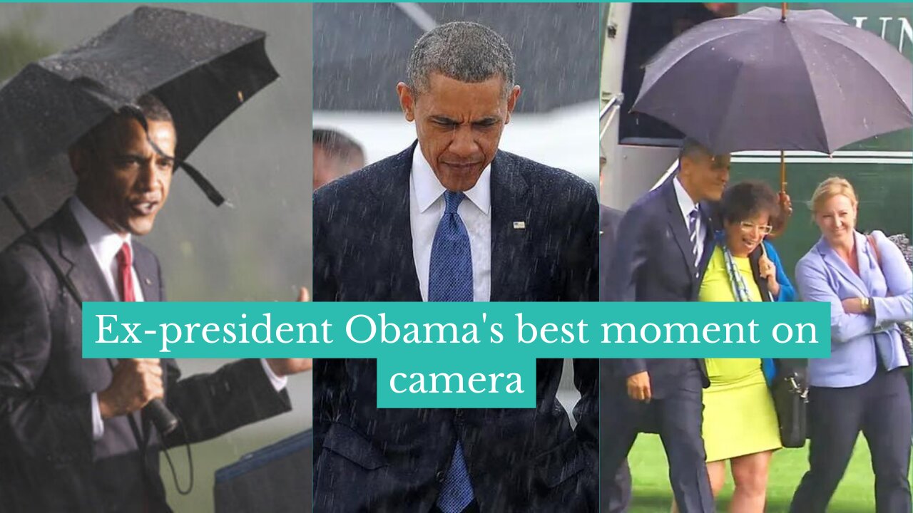 Ex-president Obama's best moment on camera