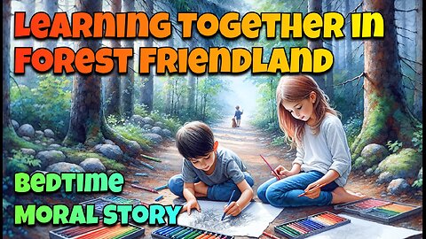 Learning Together in Forest Friendland - Short Story for Kids in English