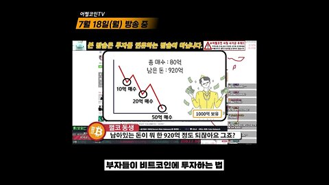 부자들은 어떤방식으로 투자를 할까? | 비트코인 2억 가는길 멀다|비트코인 전망 투자전략 차트분석 실시간 생방송 쩔코TV