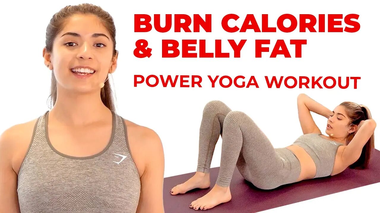 Power Yoga Workout for Weight Loss! HIIT, Burn Calories & Belly Fat! Lose Weight! with Alex!