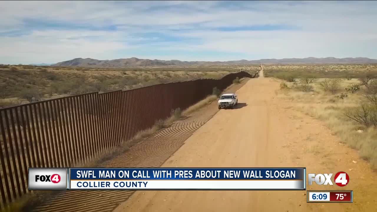 Collier County man takes part in conference call with President Trump on border wall