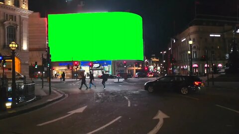 Free Stock Footage 4k Videos No Copyright Videos City Night Green Screen LED,01,City,Led,Green