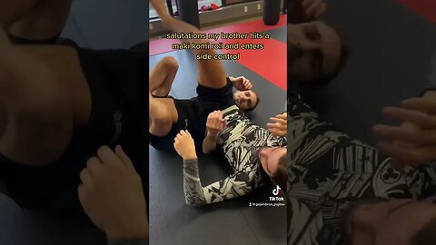 Maki-Komi roll to the back #bjj #mma #martialarts
