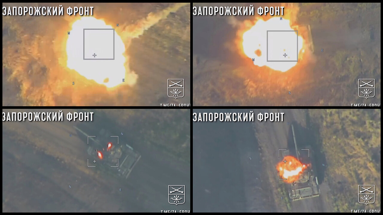 Robotyne area: Russian ATGM unit mercilessly burns tank of Ukrainian army