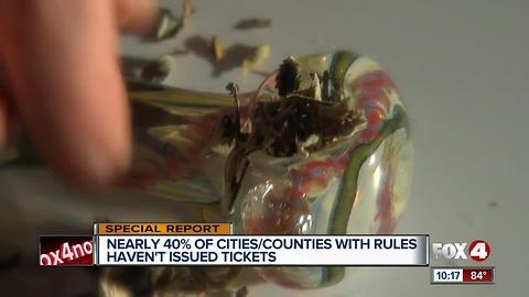 Cities and counties across Florida are adopting rules to ease up on he consequences if you are found with a small amount of pot