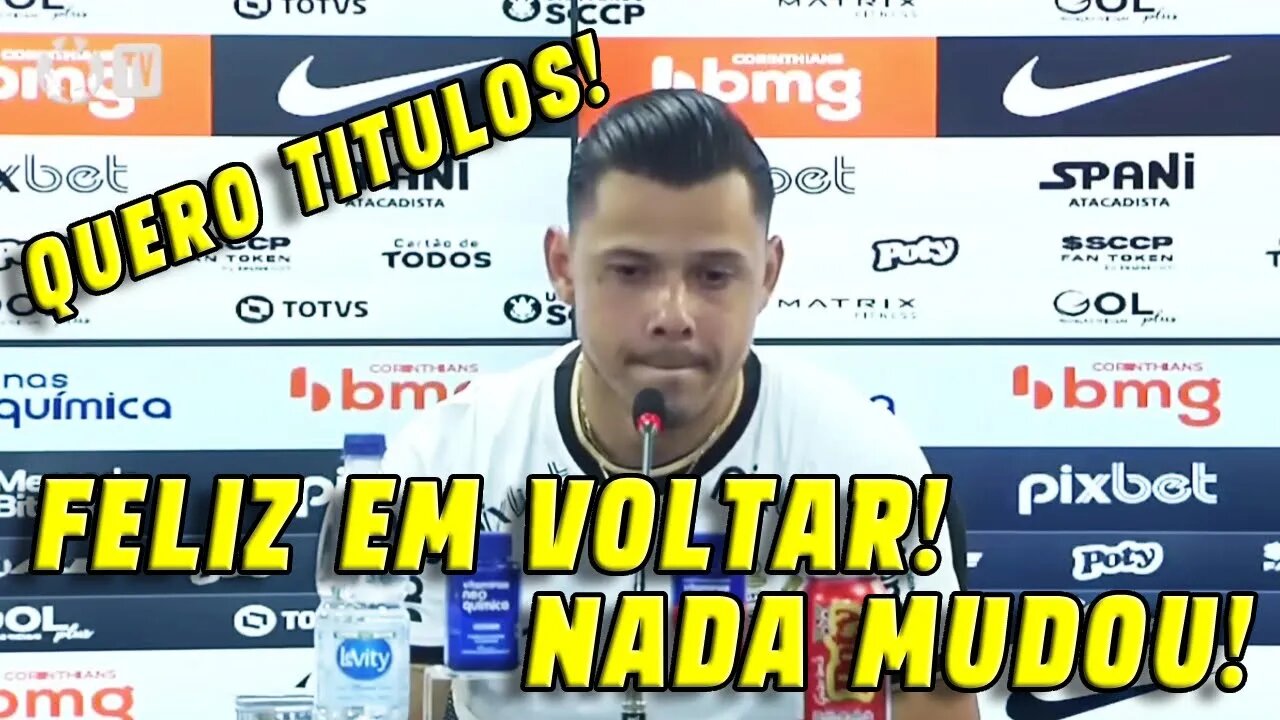 BOMBOU! JÁ CHEGOU E DEU A LETRA! "QUERO TÍTULOS!" COLETIVA DE ROMERO E SEU ELO COM O CORINTHIANS