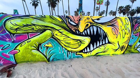 Venice Beach Graffiti Walls - April 2024 Compilation