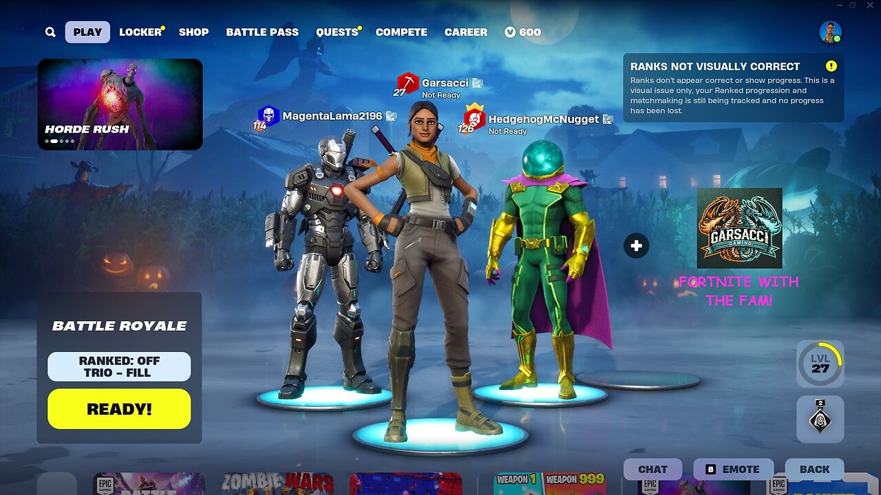 Fortnite With the Fam!