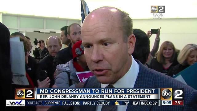 US Rep. John Delaney of Maryland to run for president