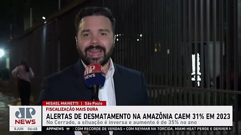 Alertas de desmatamento na Amazônia caem 31% em 2023