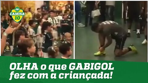 Lindo! OLHA o que GABIGOL fez com pequenos palmeirenses!