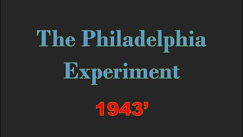 The Philadelphia Experiment 1943'