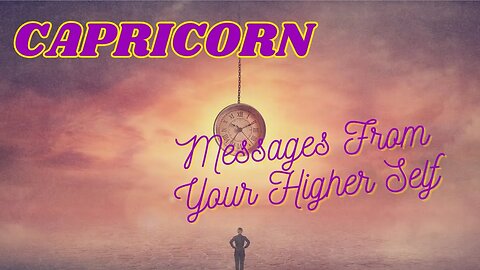 #Capricorn Your Higher Self Wants To Tell You Persevere You're So Close To Calling #tarotreading