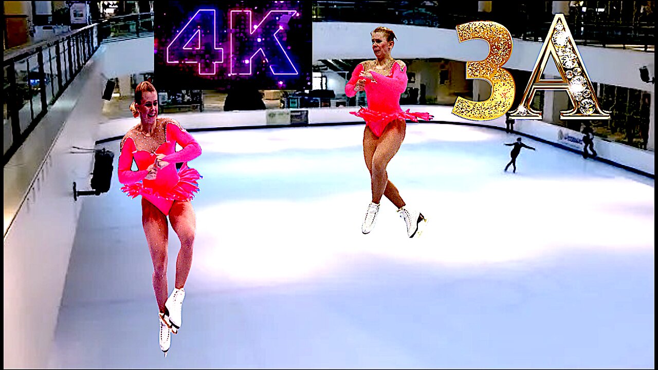 Tonya HARDING🇺🇸Clean Footage Practicing Triple Axel (3A) Weeks B4 1991 U.S Champs (ABC.4K)