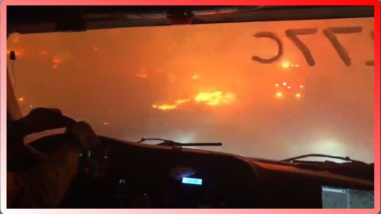 Footage From Firefighters Inside the Tamarak Fires (No Audio) - 2600