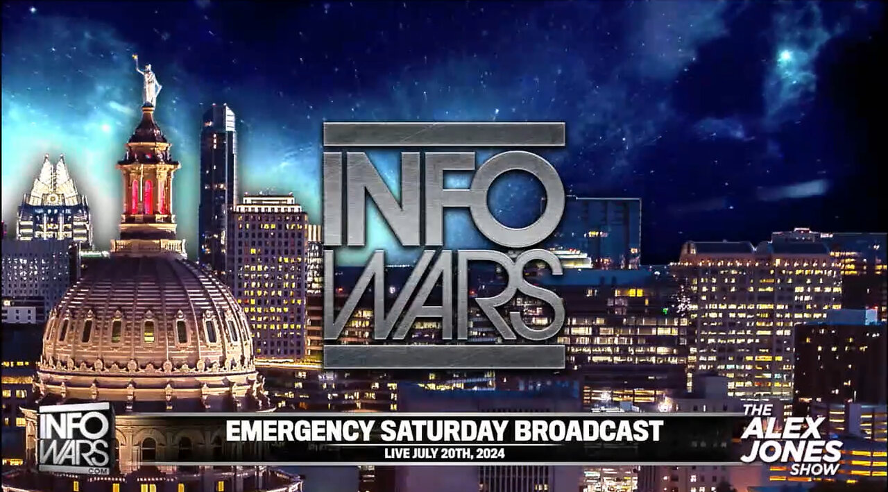 7 20 24 Alex Jones SATURDAY SPECIAL CrowdStrike Outages Linked to Possible Election Theft