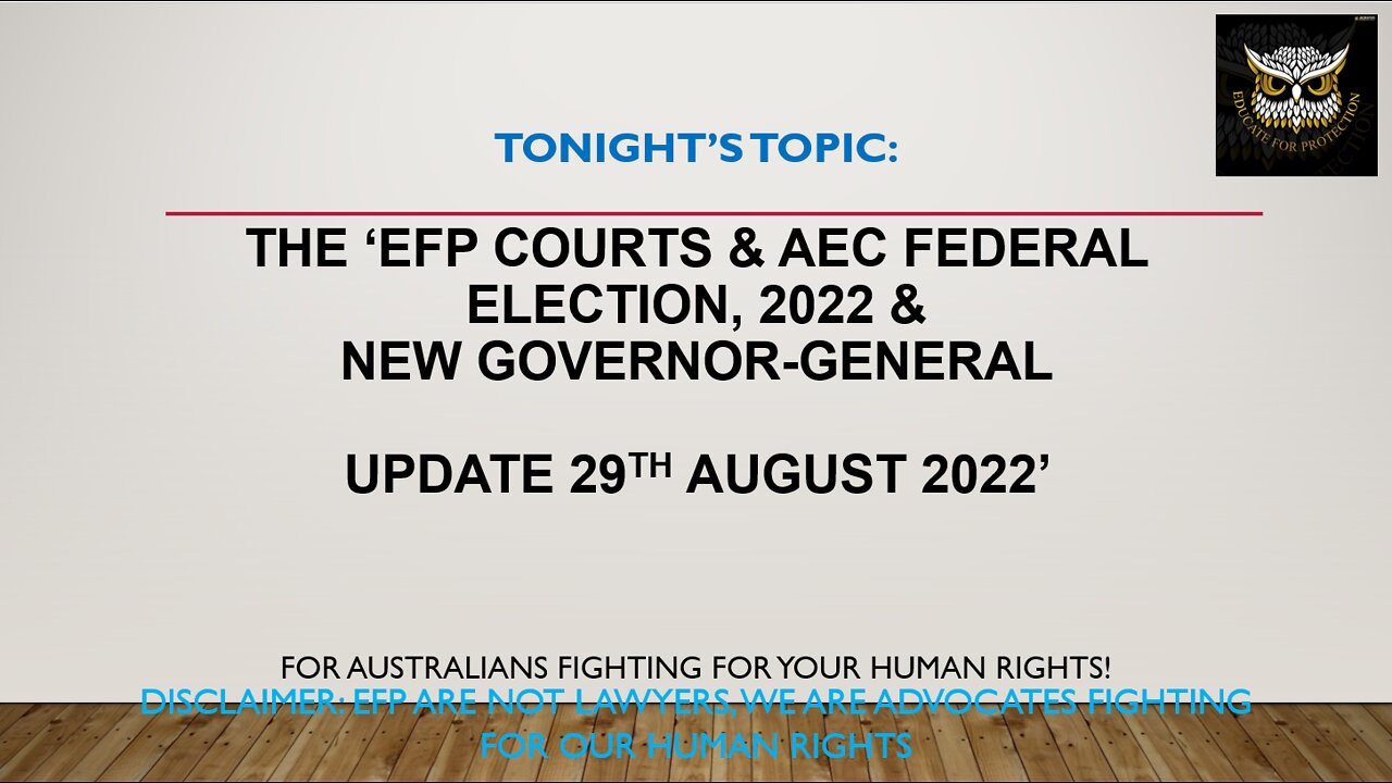 Zoom Meeting Monday, 29 August 2022