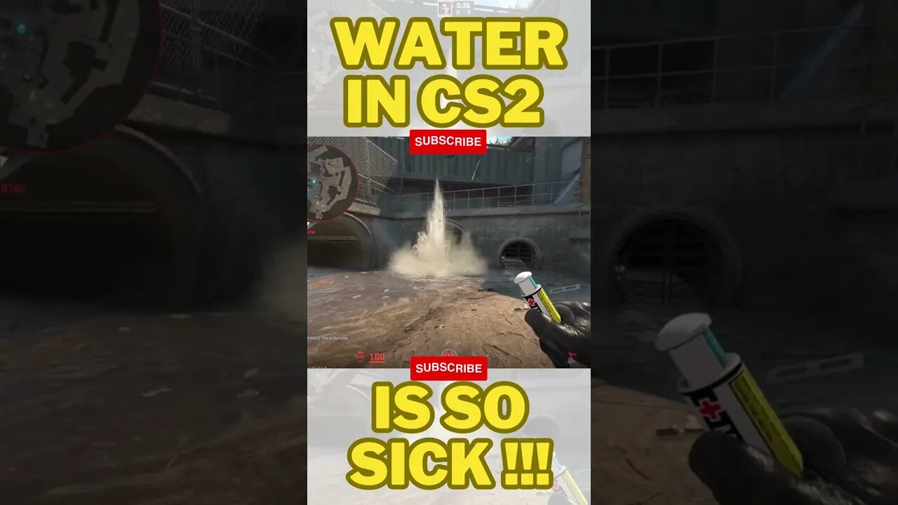 CS2 WATER ANIMATIONS 😮 #shorts