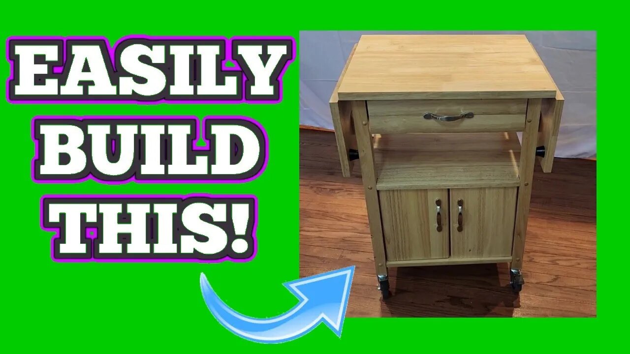 Easily Build This WINSOME Kitchen Cart!