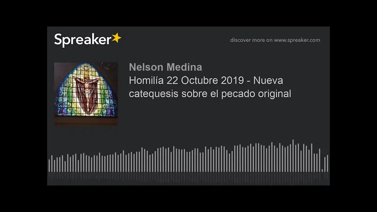 Catequesis sobre el pecado original. Fray Nelson Medina.