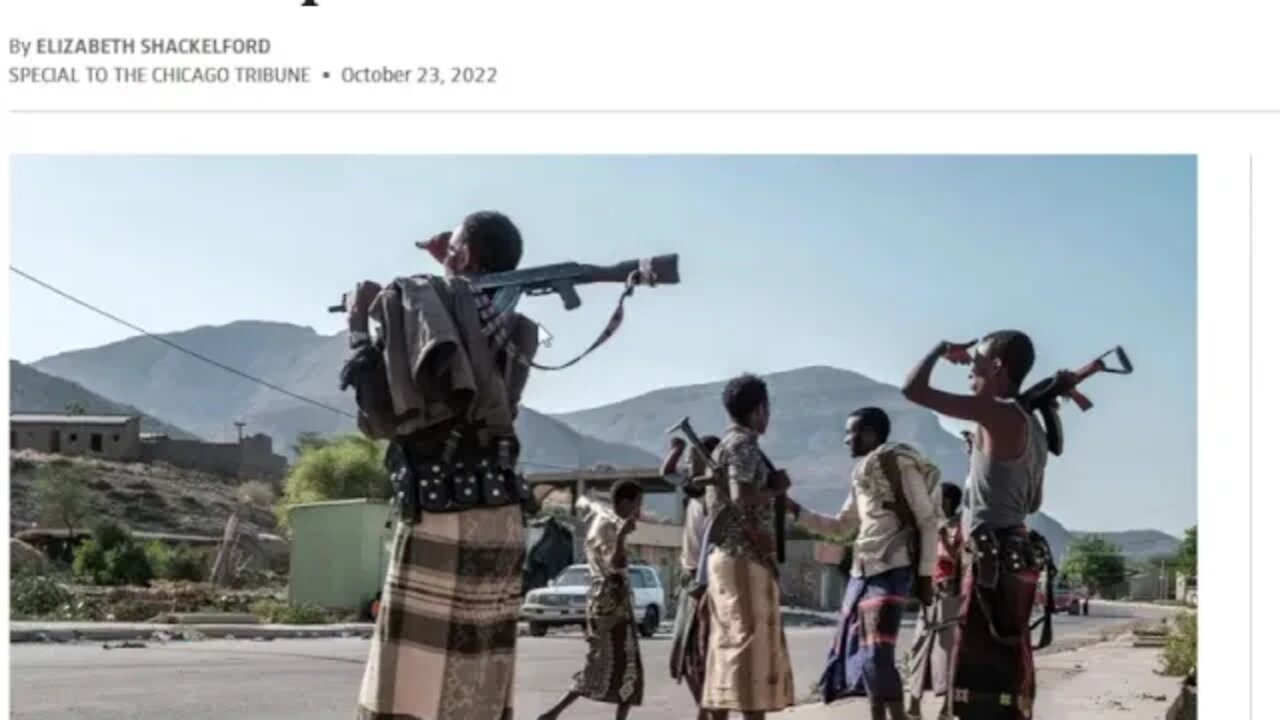 No one seems to care about the ethnic genocide happening in Ethiopia