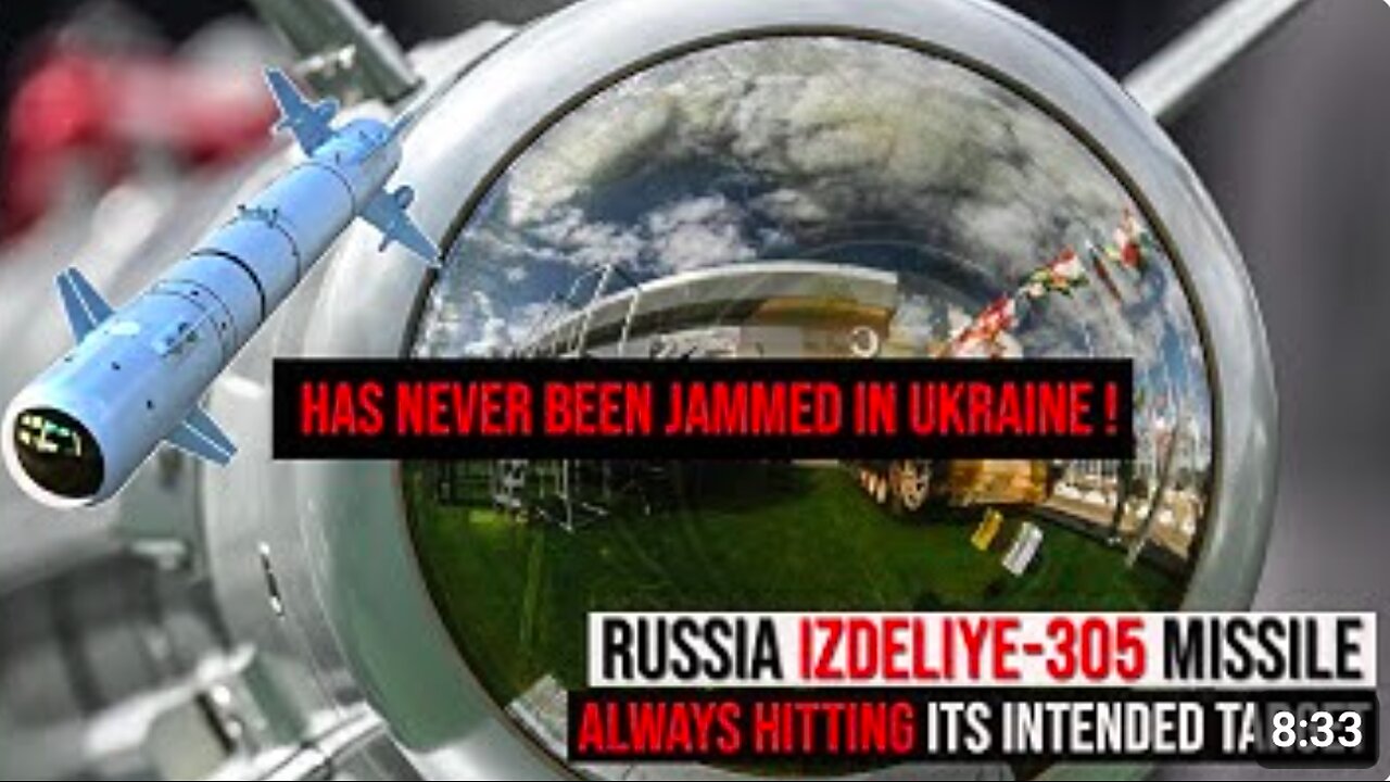 Russia: Izdeliye 305 missile has never been jammed in Ukraine always hitting its intended target.