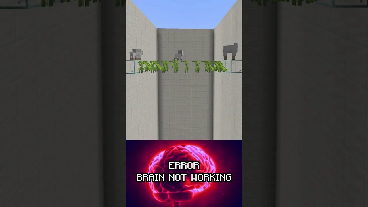 -1000 IQ IN MINECRAFT #minecraft #shorts