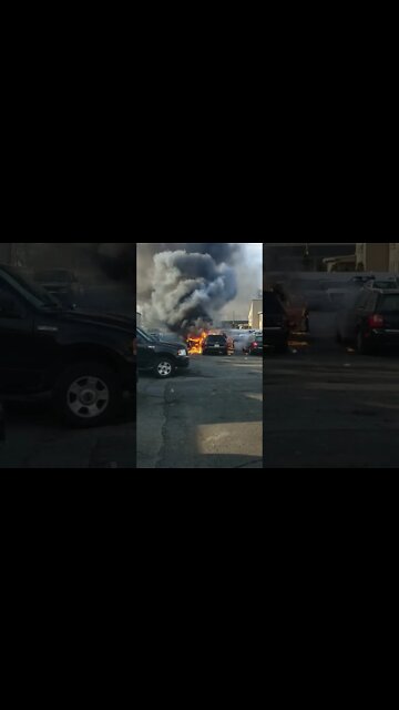 Car Fire Magnesium Explosion