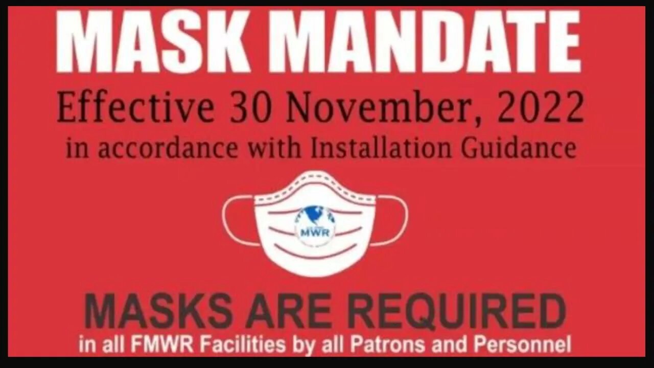 US Airforce And US Army Announce Mask Mandates Back In Effect?