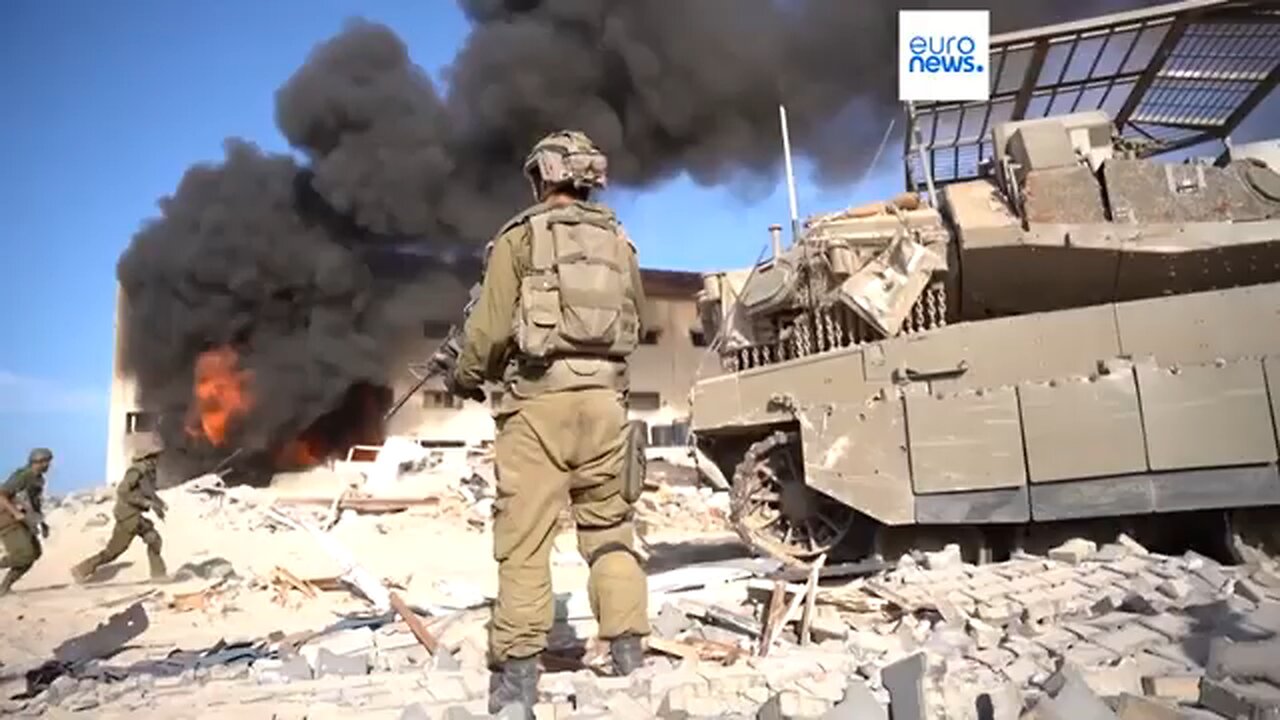 gaza ground combat activity footage