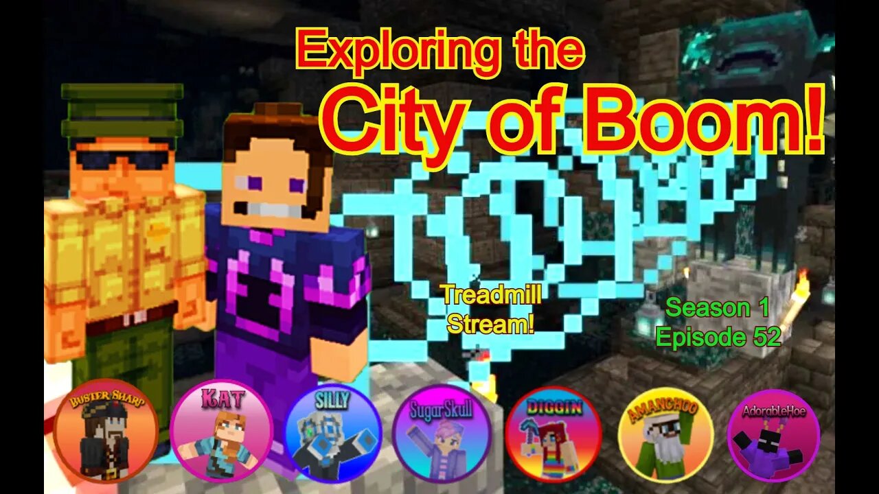 S1, EP52, Exploring the Ancient City of BOOM! #MiM on the #DivergenceSMP!