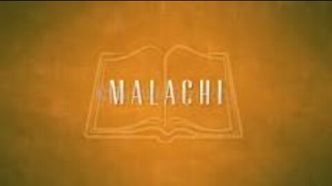 The Book of Malachi Chapter 1