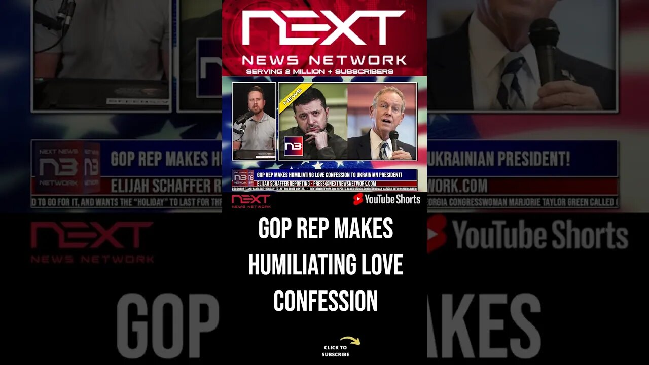 GOP Rep Makes Humiliating Love Confession to Ukrainian President! #shorts