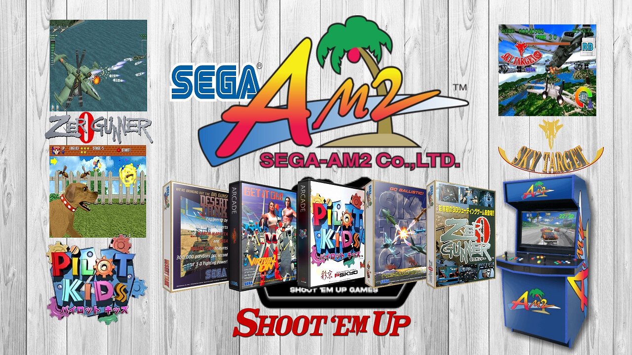 Best Sega Model 2 Shooter / Shumps games on M2 Emulator (Arcade Classics)