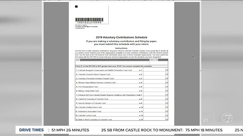 New option on Colorado tax form - you can write in a nonprofit