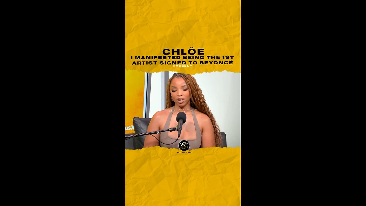 @chloebailey I manifested being the 1st artist signed to @beyonce